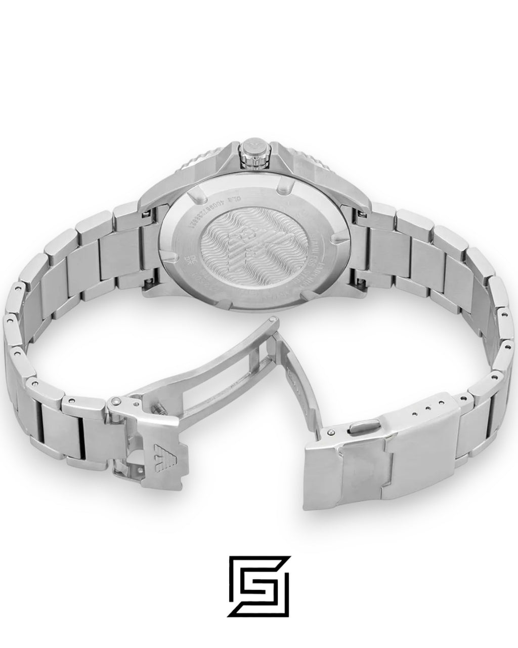 Emporio Armani AR11683 Silver Dial Stainless Steel Men's Watch 43mm