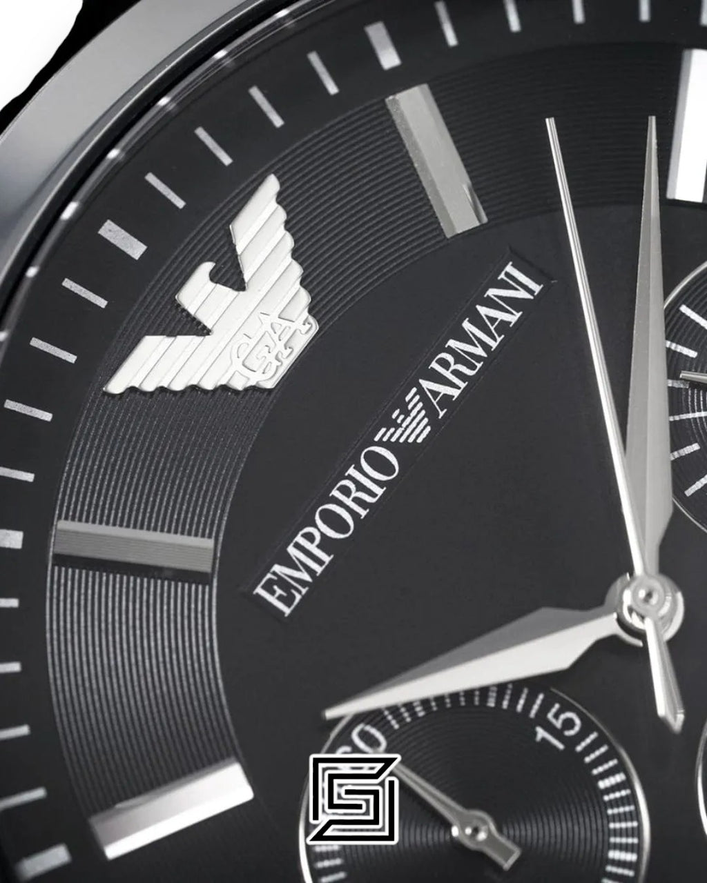 Emporio Armani AR2447 Men's Black Dial Chronograph Watch