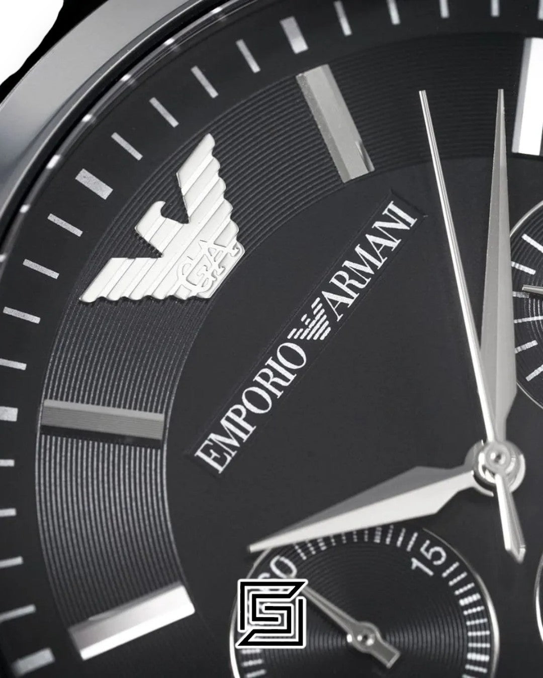 Emporio Armani AR2447 Men's Black Dial Chronograph Watch