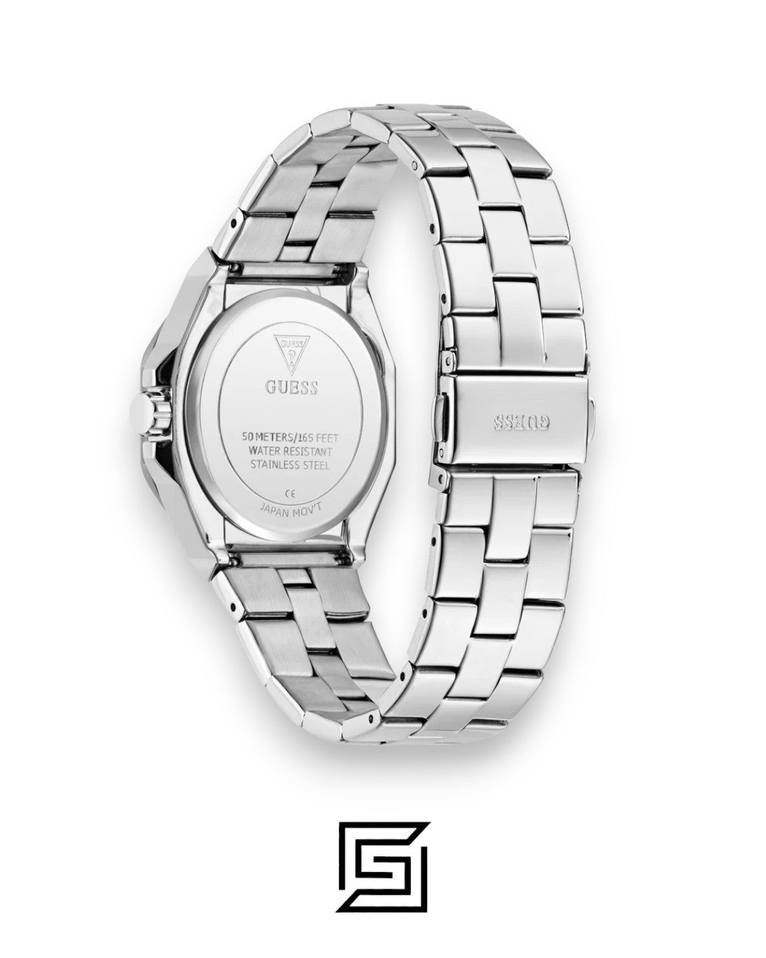 Guess GW0873L1 Women's Silver Stainless Steel Light Blue Dial Watch