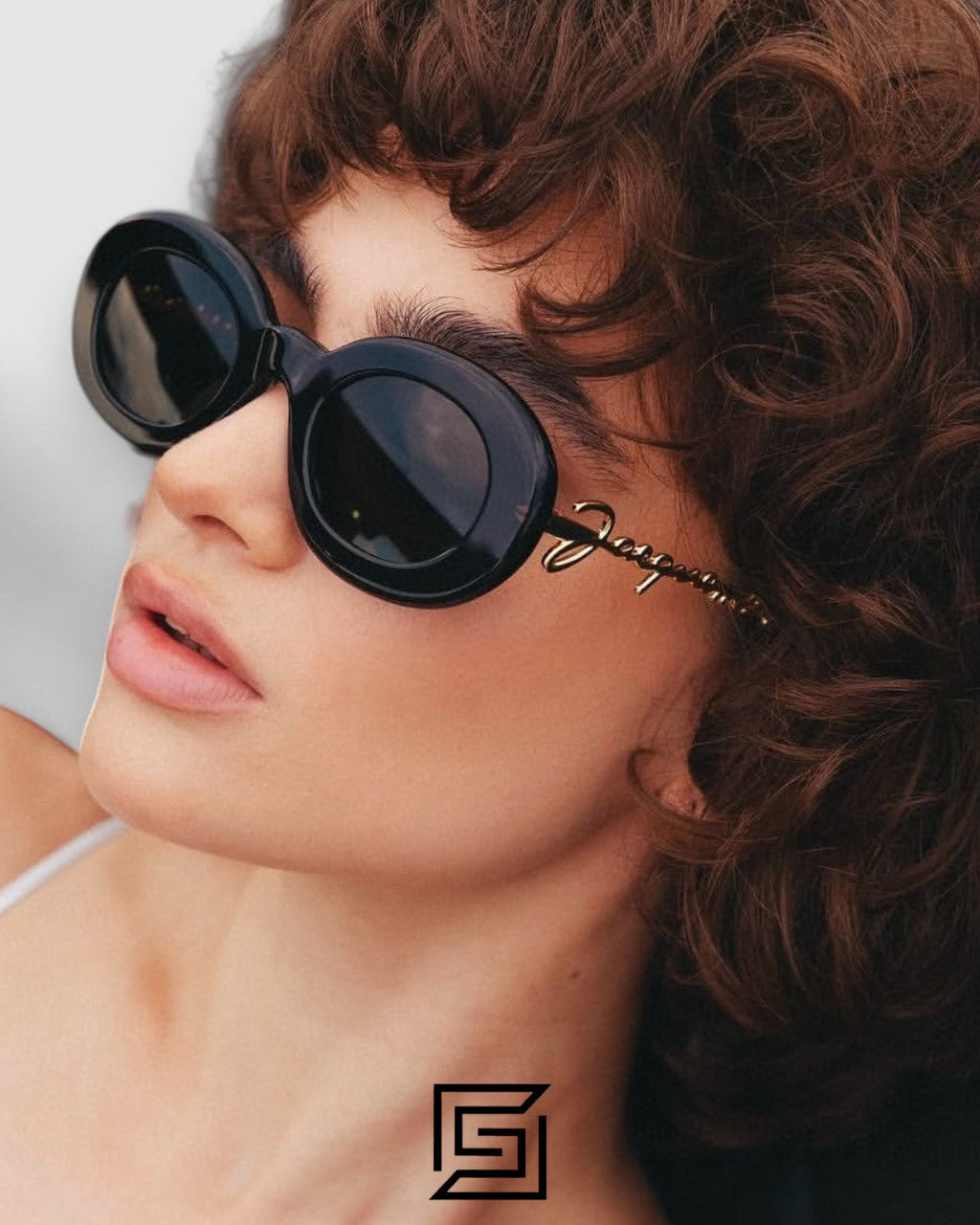 JACQUEMUS 235AC Light Green Lenses Transparent Purple Frame