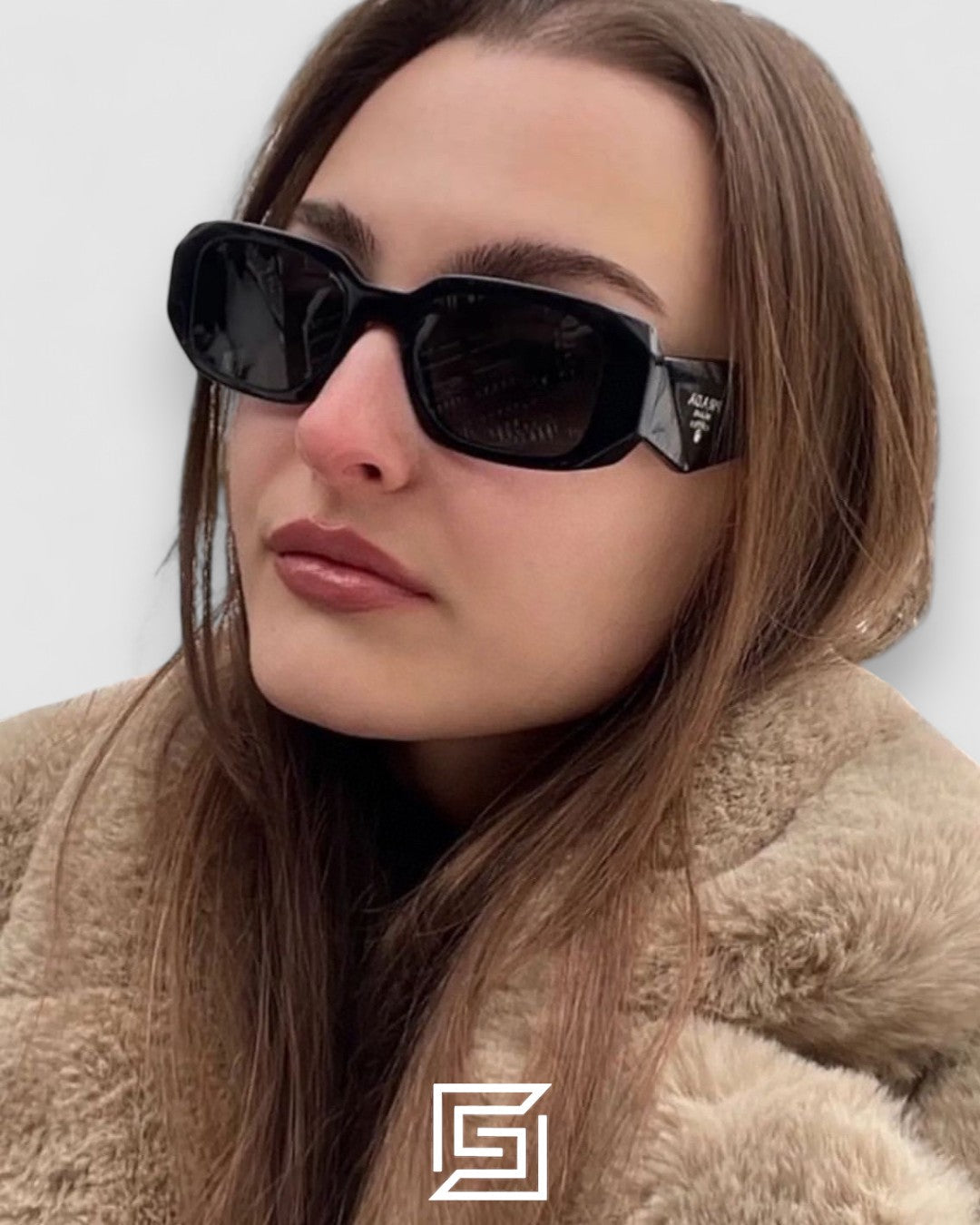 Prada OPR17WSF Black Lenses Black Frame