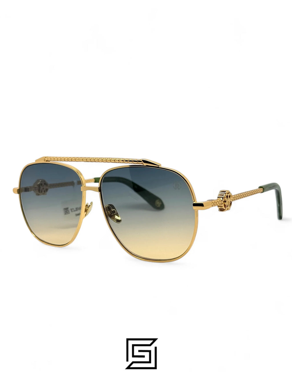 Roberto Cavalli sunglasses SRC008V/GOLD X GREEN