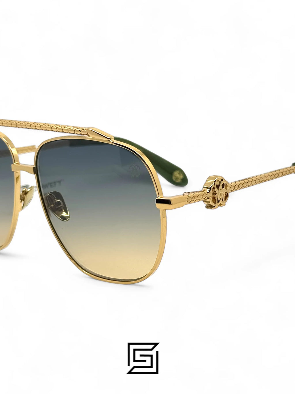 Roberto Cavalli sunglasses SRC008V/GOLD X GREEN