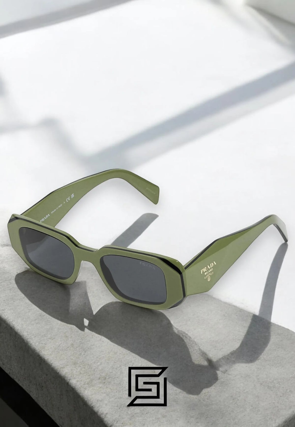 Prada PR17WS Sunglasses Unisex - olive