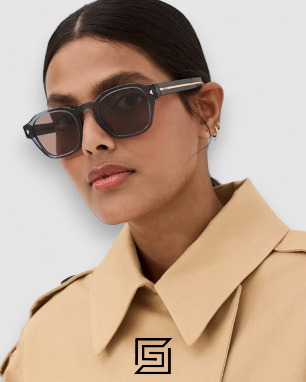 Prada SPR A16 Black Lenses Black Frame