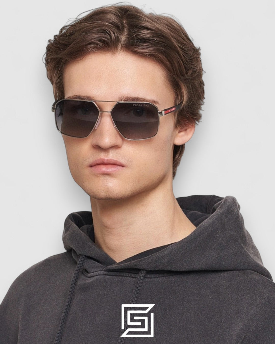 Prada SPS A50 Brown Lenses Brown Frame