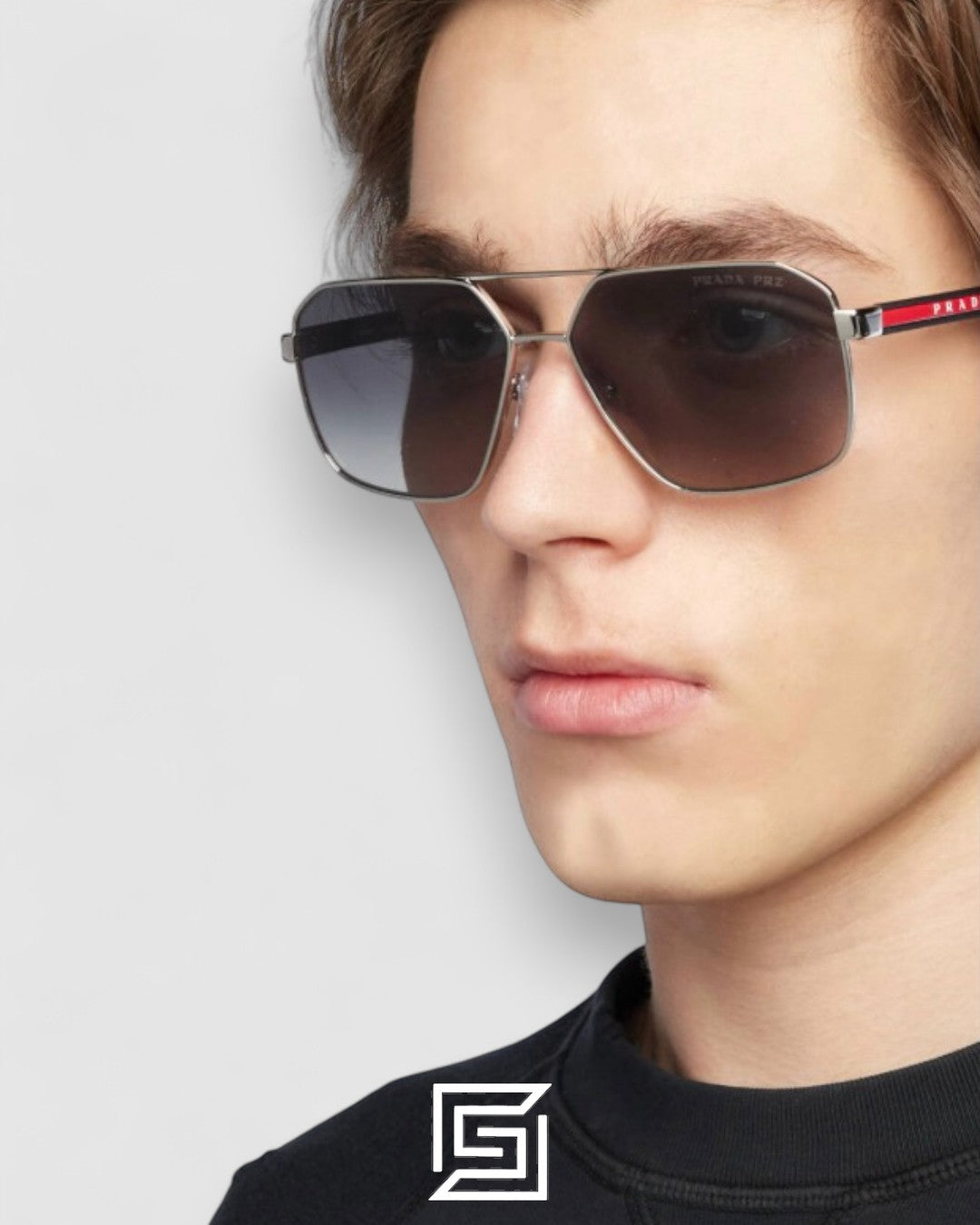 Prada SPS A50 Grey Lenses Silver Frame