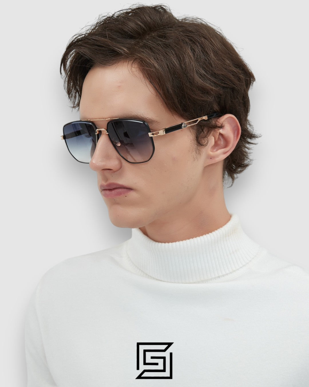 MAYBACH THE LENS Grey Lenses Silver Frame