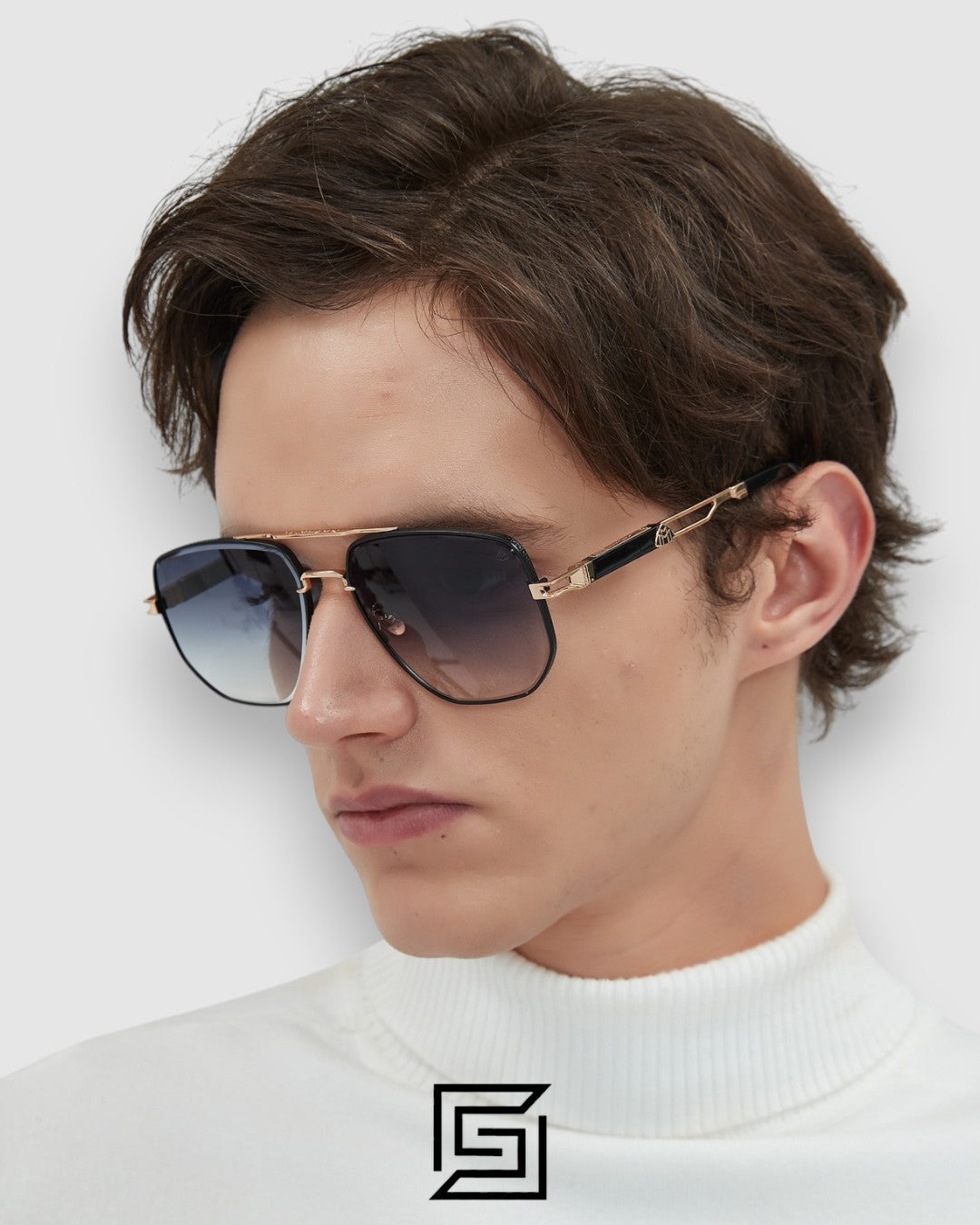 MAYBACH THE LENS Honey Lenses Gold Frame