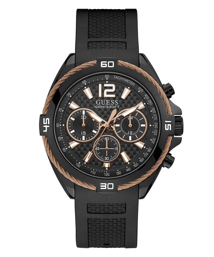 Guess original-watches surge-black-dial-mens-chronograph-watch W1168G3