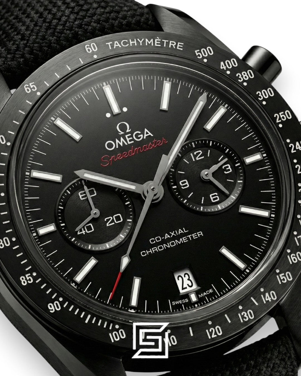 Omega Speedmaster Dark Side of the Moon – Pitch Black & Nylon Strap
