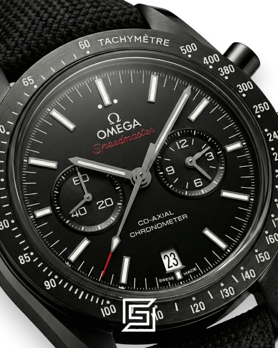 Omega Speedmaster Dark Side of the Moon – Pitch Black & Nylon Strap