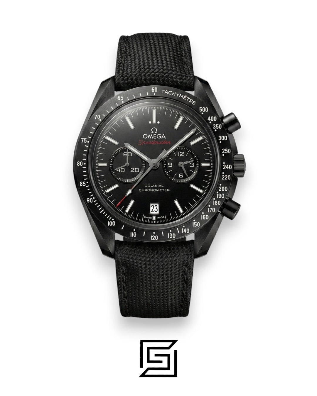 Omega Speedmaster Dark Side of the Moon – Pitch Black & Nylon Strap