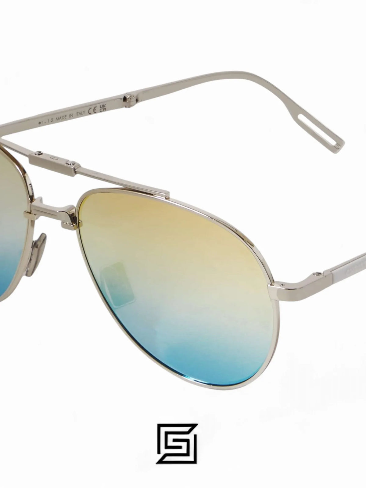sunglasses DIOR90AIU FOLDING/SILVER X GREEN