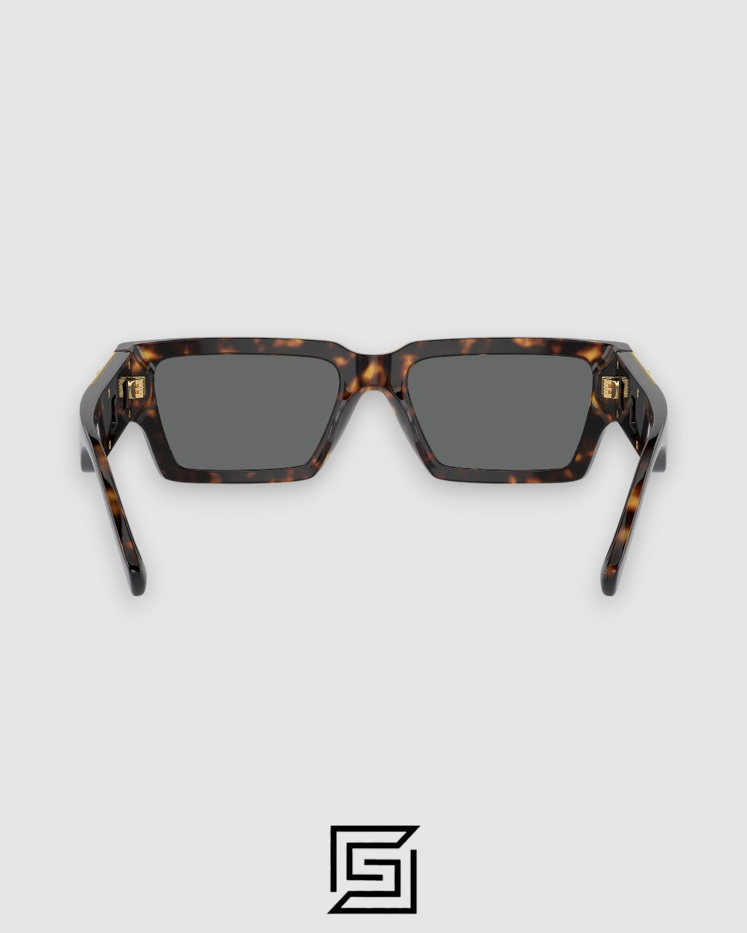 Versace VE4459 Tiger Frame with Dark Grey Lenses