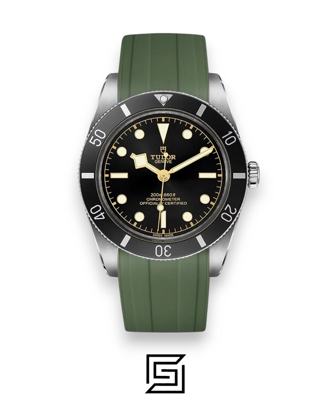 TUDOR PELAGOS GREEN Rubber