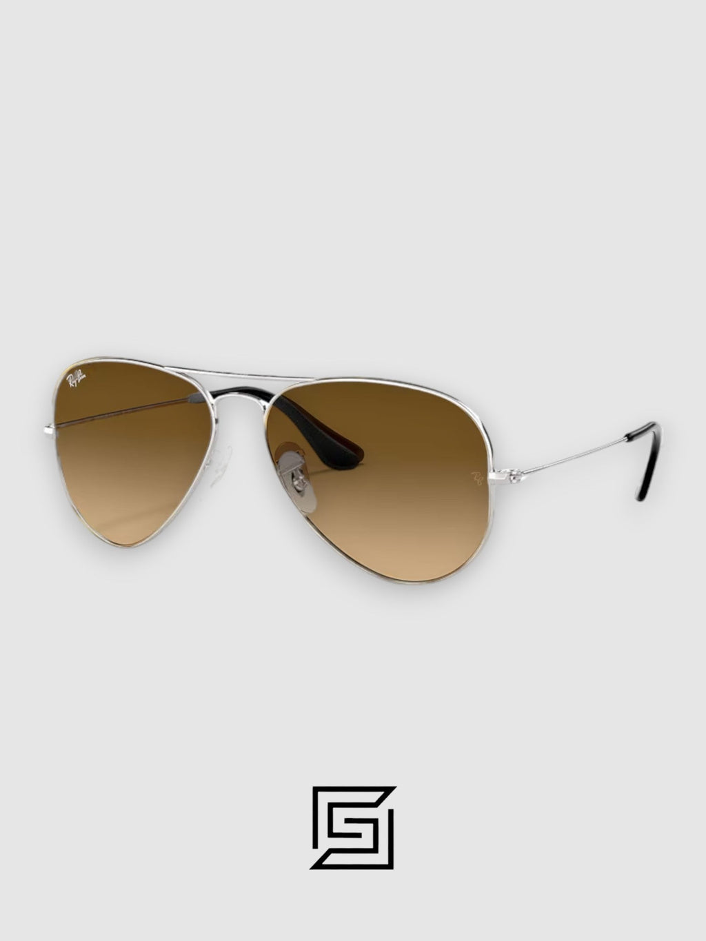 Ray Ban RB3026 AVIATOR XL Unisex - Silver_Honey