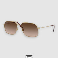 Ray Ban RB3595 ANDREA Sunglasses Unisex - GOLD_HONEY