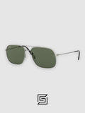 Ray Ban RB3595 ANDREA Sunglasses Unisex - silver