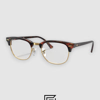 Ray Ban RB5154 CLUBMASTER OPTICS للجنسين - لون النمر