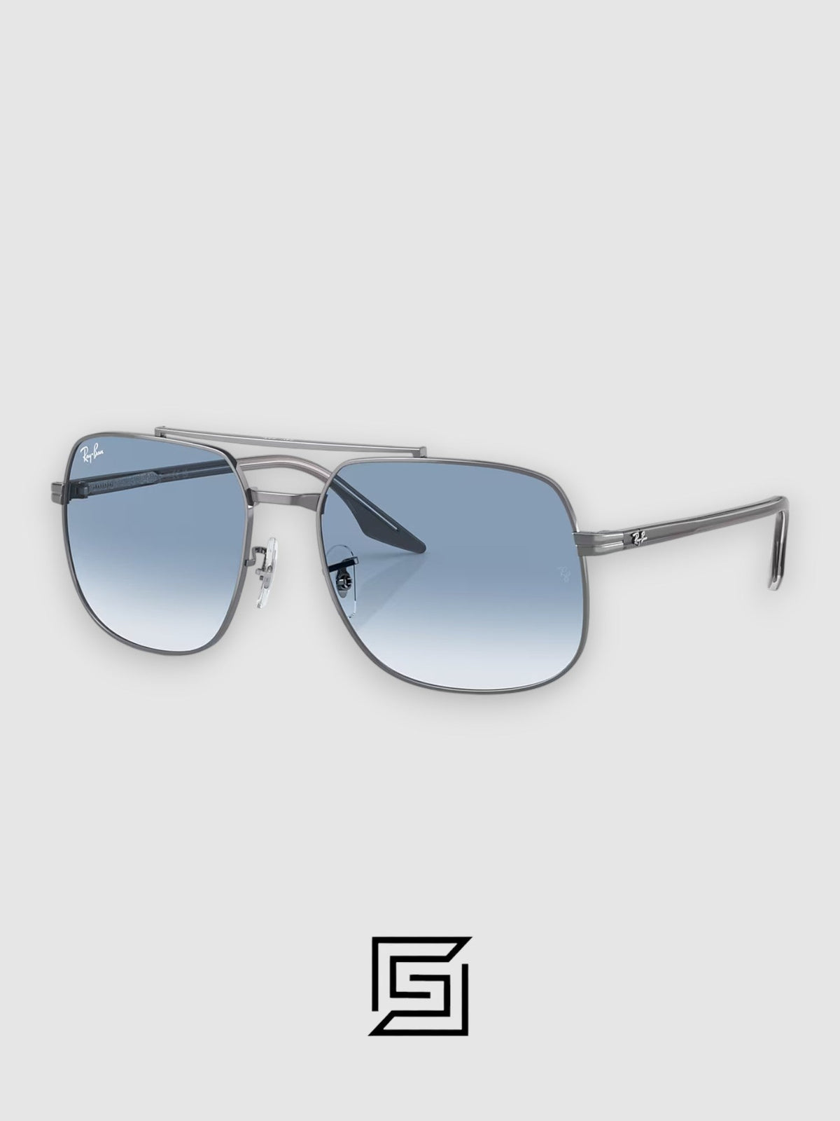 Ray Ban RB3699 Sunglasses Unisex - BLACK-BLUE