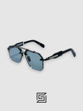 Jacques Marie Mage SILVERTON Sunglasses Men - BLACK_BLACK