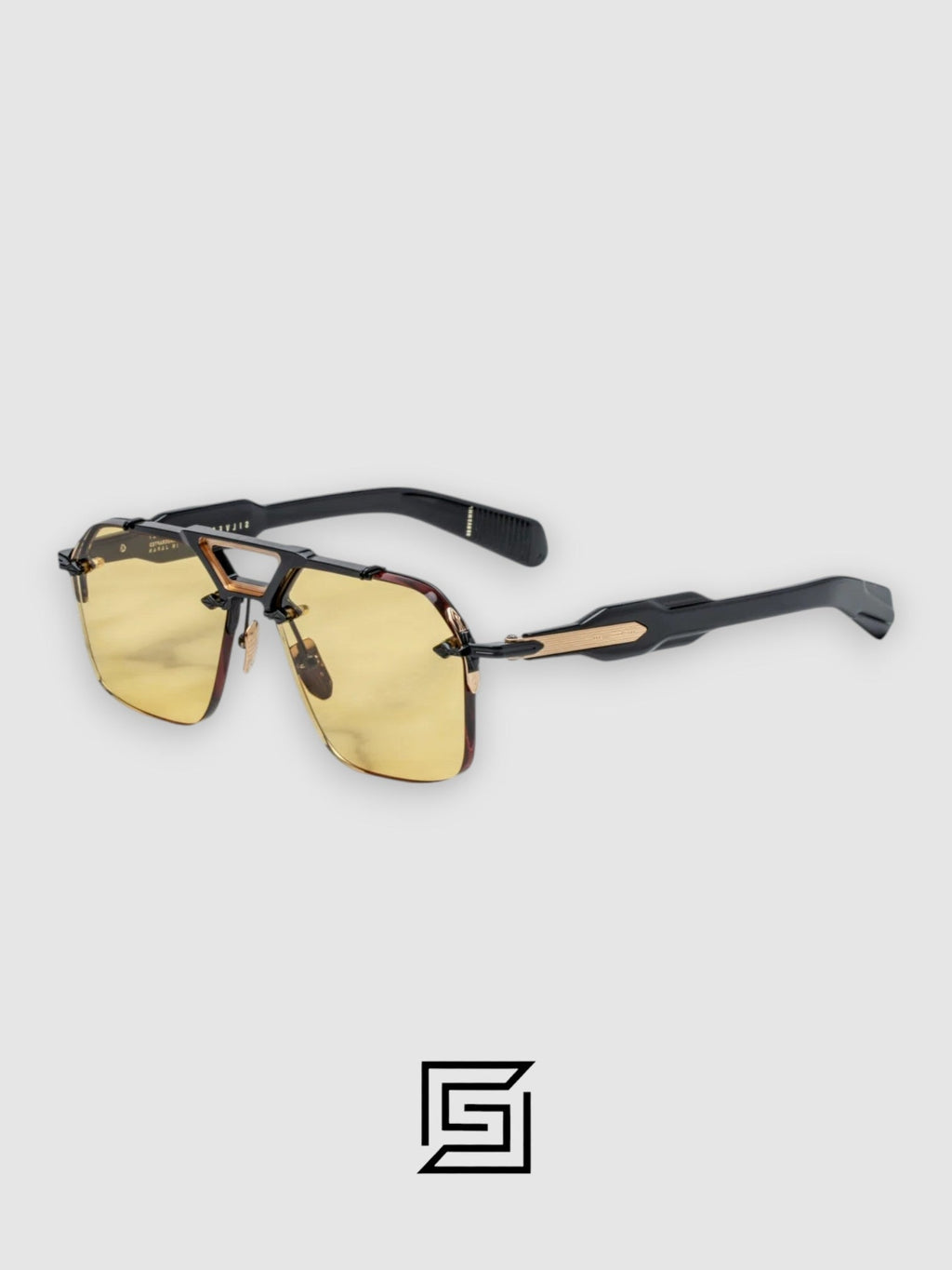Jacques Marie Mage SILVERTON Sunglasses Men - yellow