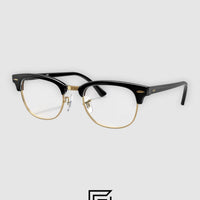 Ray Ban RB5154 كلوب ماستر أوبتكس للجنسين - ذهبي-أسود