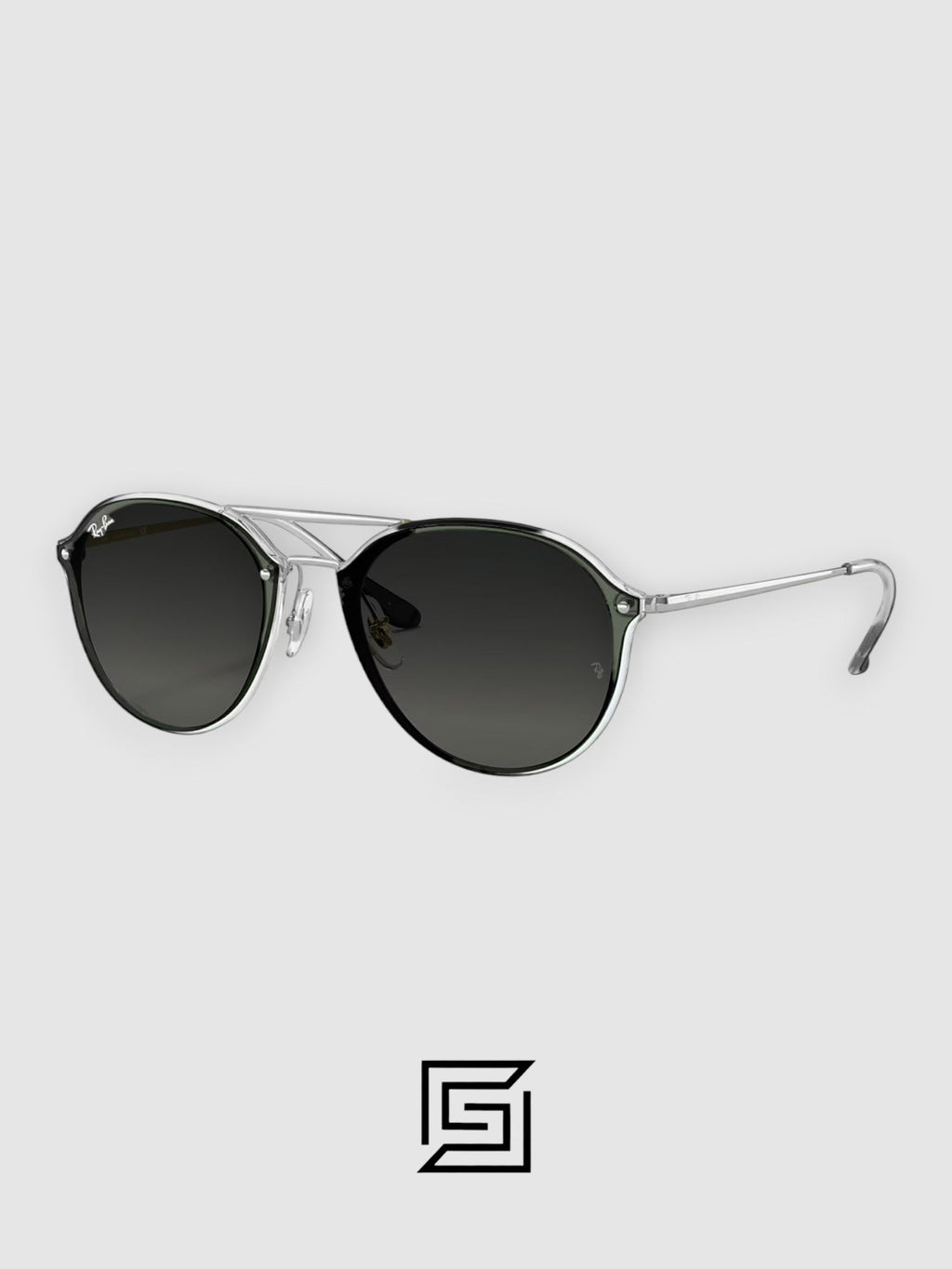 Ray Ban RB4292 Sunglasses Unisex - Silver_Black