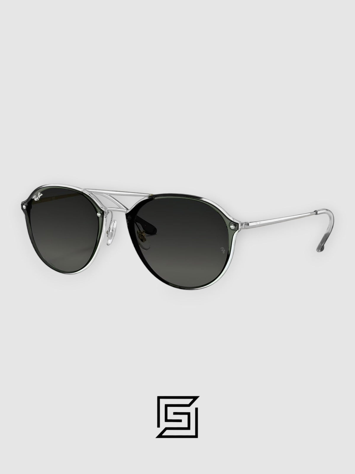 Ray Ban RB4292 Sunglasses Unisex - Silver_Black