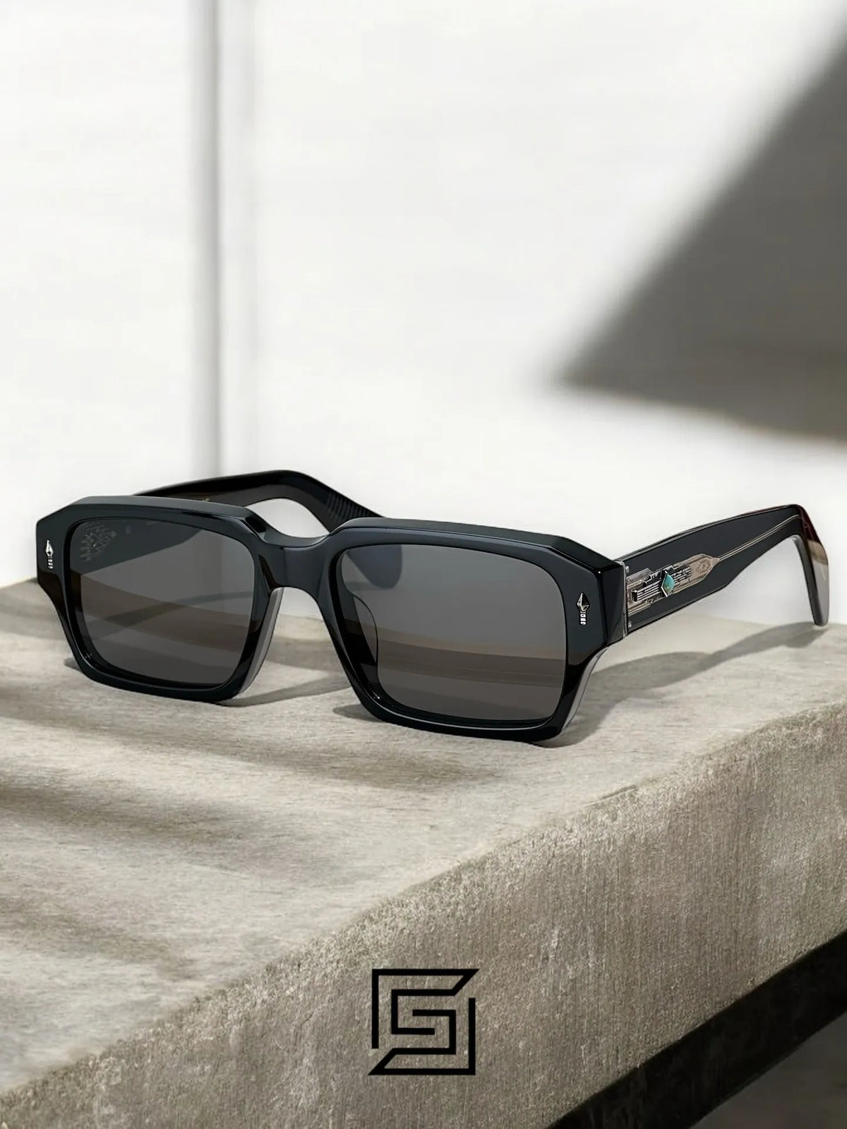 JACQUES MARIE MAGE DAKOTA sunglasses for men - black
