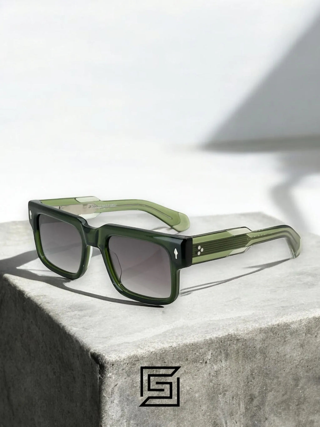 Jacques Marie Mage HEMMINGS sunglasses for men - green