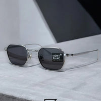 نظارة شمسية رجالية Mont Blanc MB0485 - فضي-2