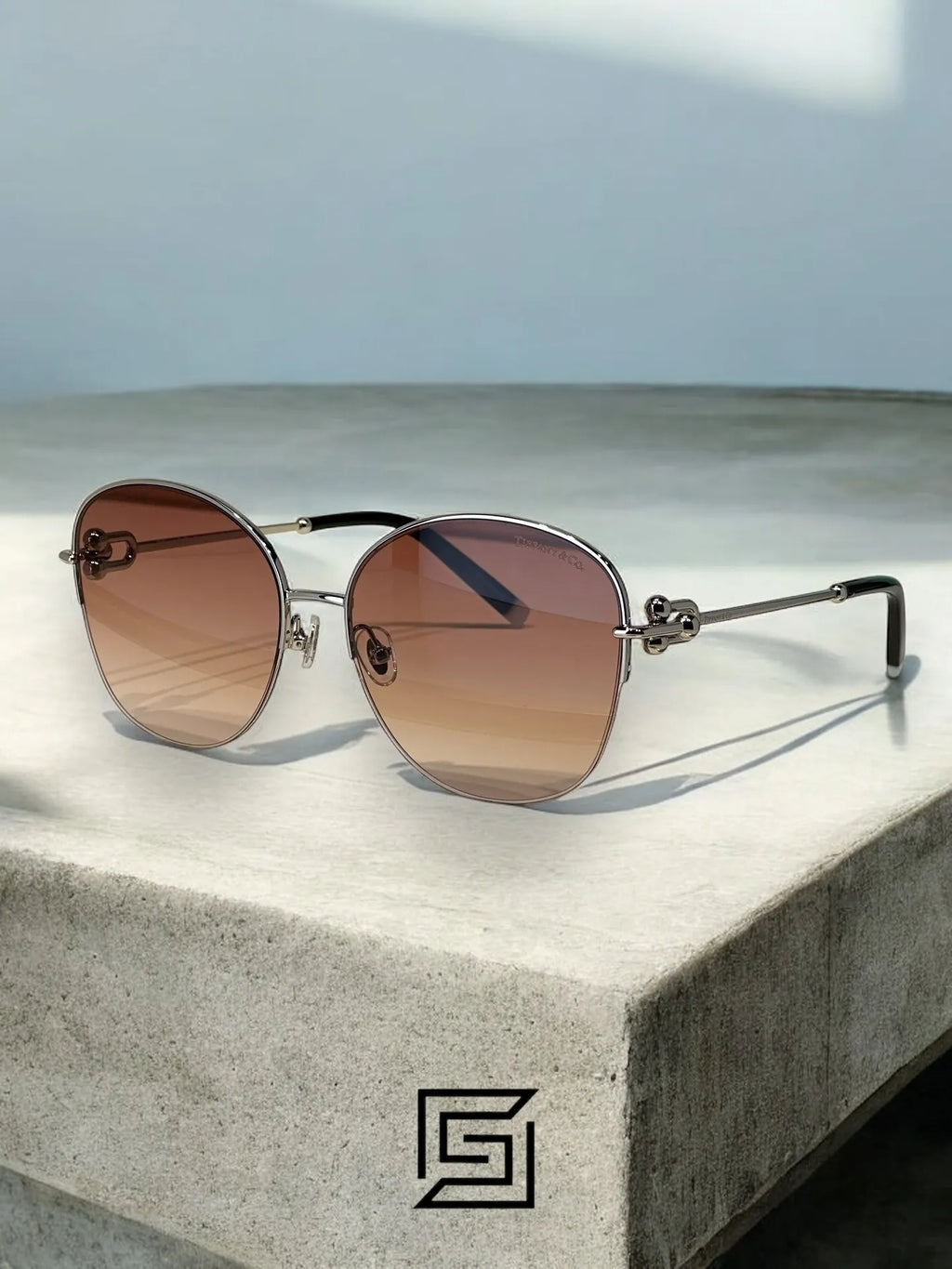 TIFFANY & CO TF3082 Sunglasses For Women - honey