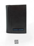 Tommy Hilfiger leather TOMMY SINGLE WALLET TRIFOLD FLAT/DARK BROWN
