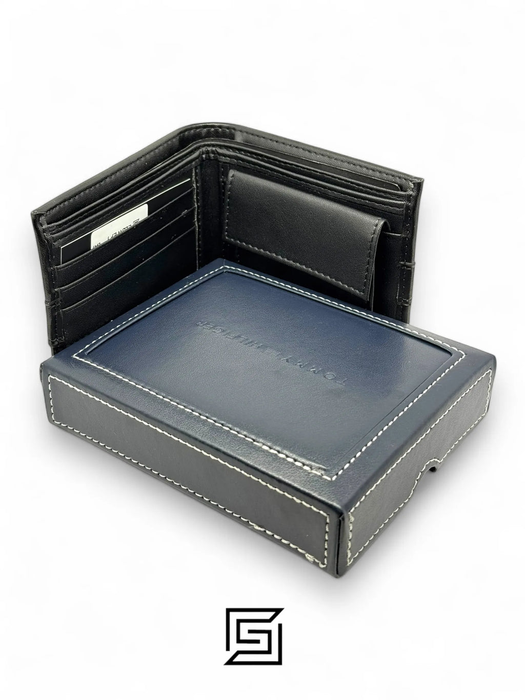 wallets New Box TOMMY SINGLE WALLET LINE HILFIGER LOGO/BLACK