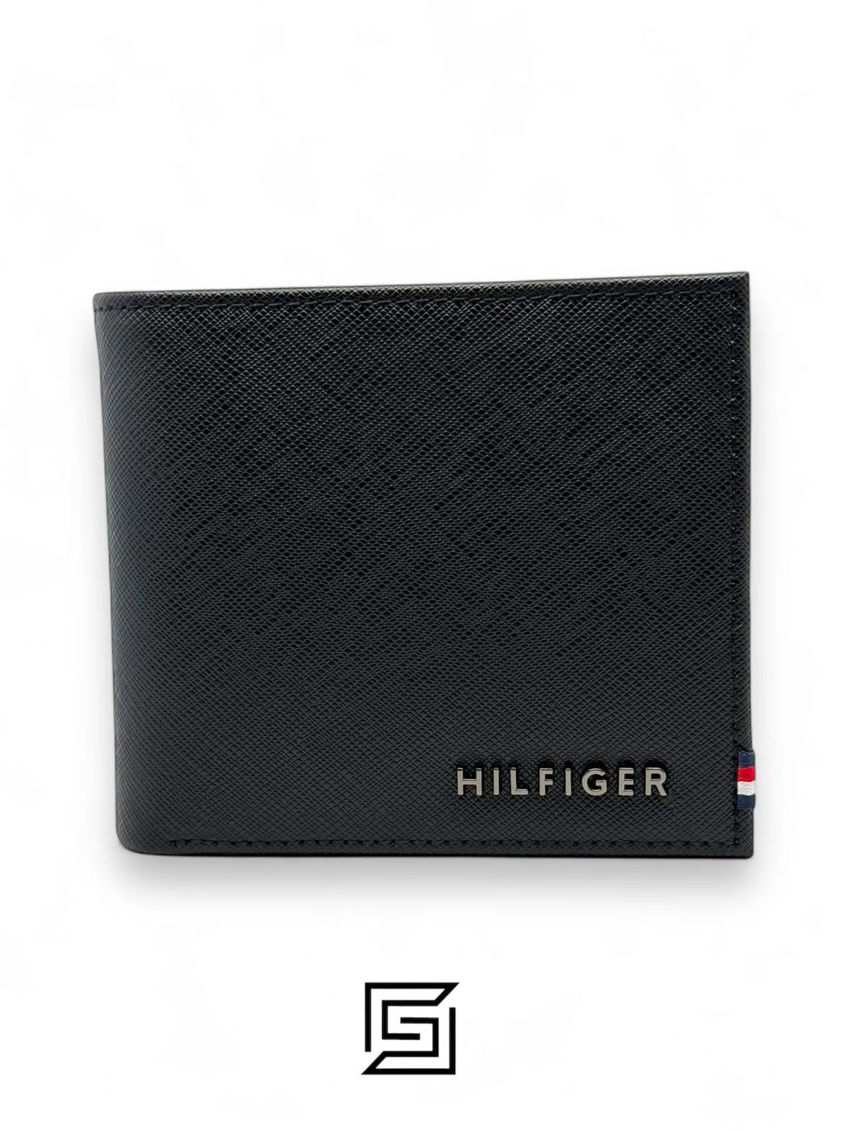 wallets TOMMY SINGLE WALLET W METAL HILFIGER RIGHT/BLACK