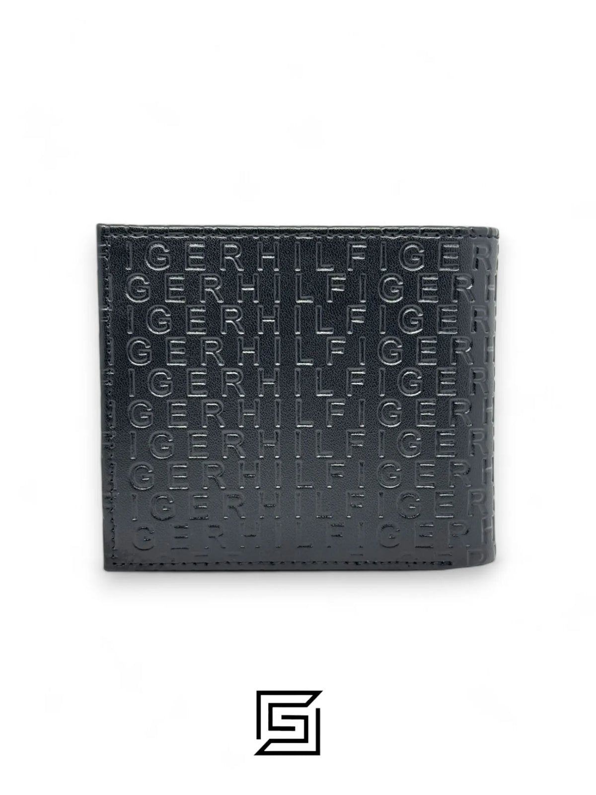 wallets TOMMY SINGLE WALLET W HILFIGER HARD PATTERN INSIDE LEATHER Small LOGO/BLACK