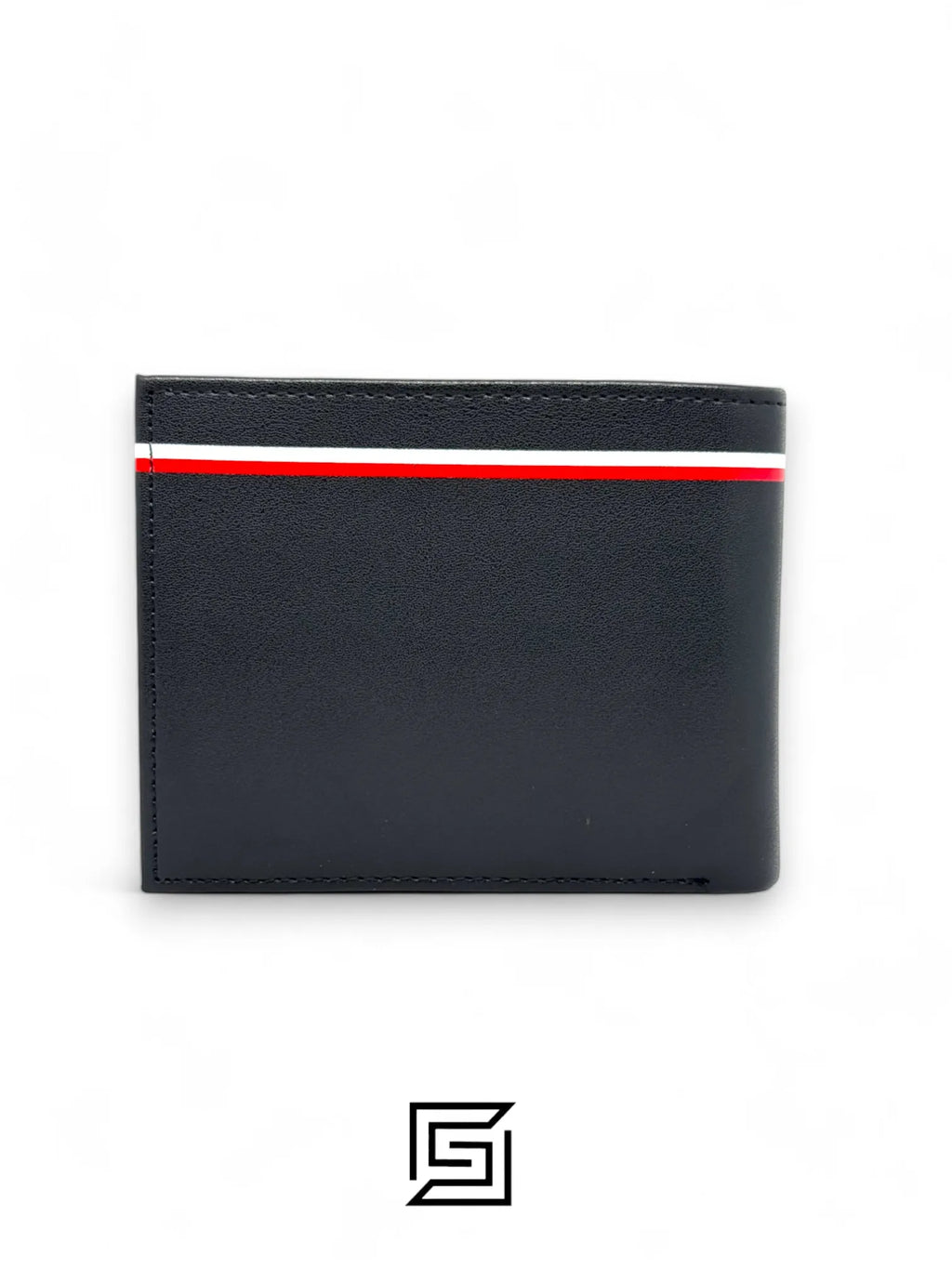 wallets TOMMY SINGLE WALLET W WITH TOMMY HILFIGER SILVER LOGO IN LEATHER/BLACK