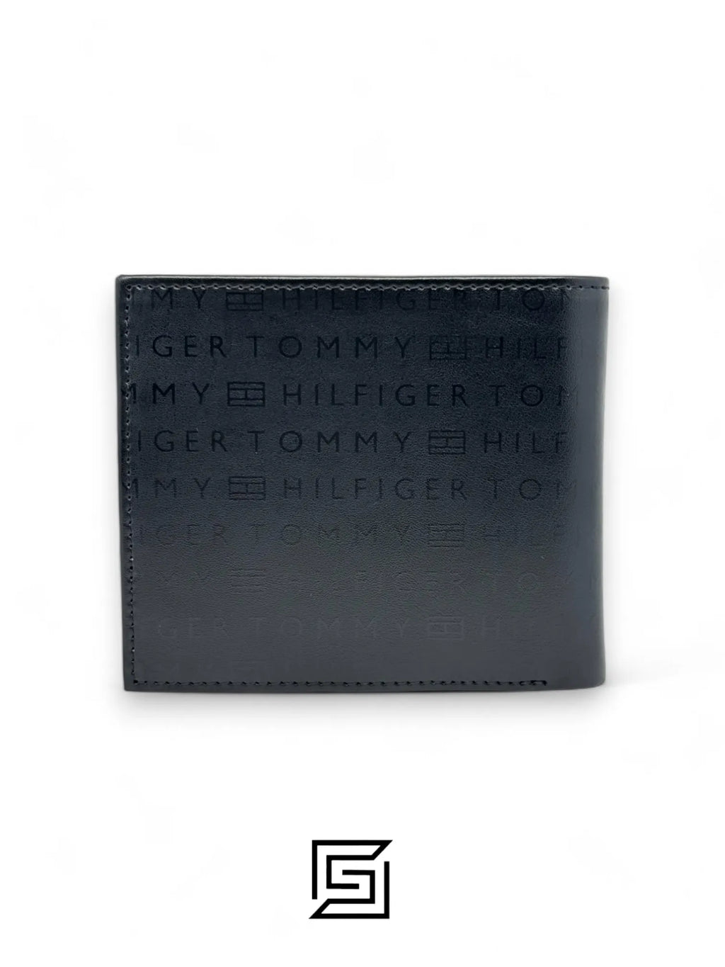 wallets TOMMY SINGLE WALLET W TH LOGO PRINT SOFT PATTERN METAL LOGO MIDDILE/BLACK
