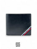 wallets TOMMY SINGLE WALLET W LINE IN MIDDLE RIGHT/BLACK