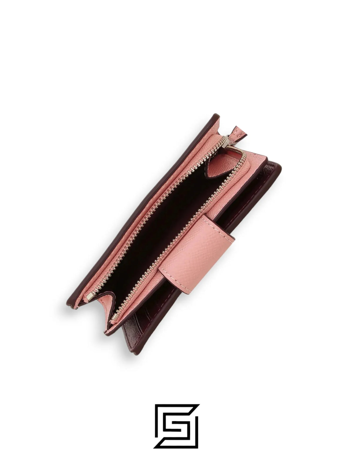 Medium Corner Zip Wallet Style Number 6390 Pink