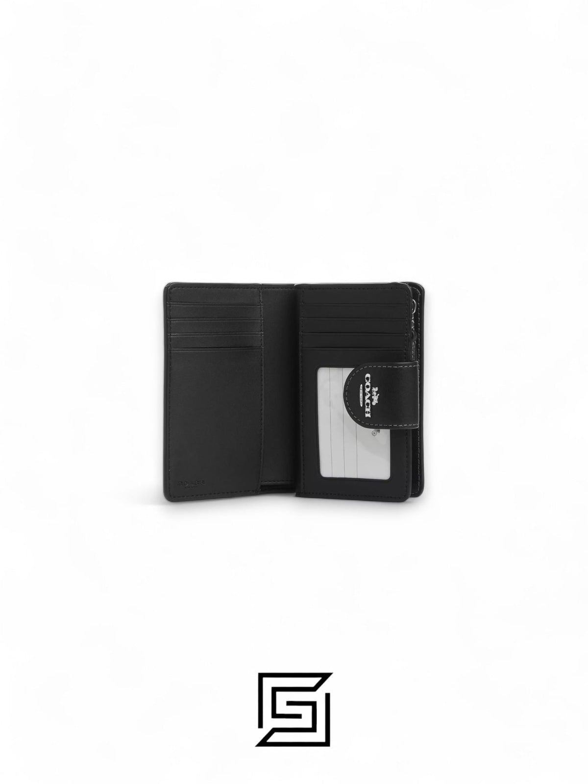 Medium Corner Zip Wallet In Signature Canvas Style No. CP420