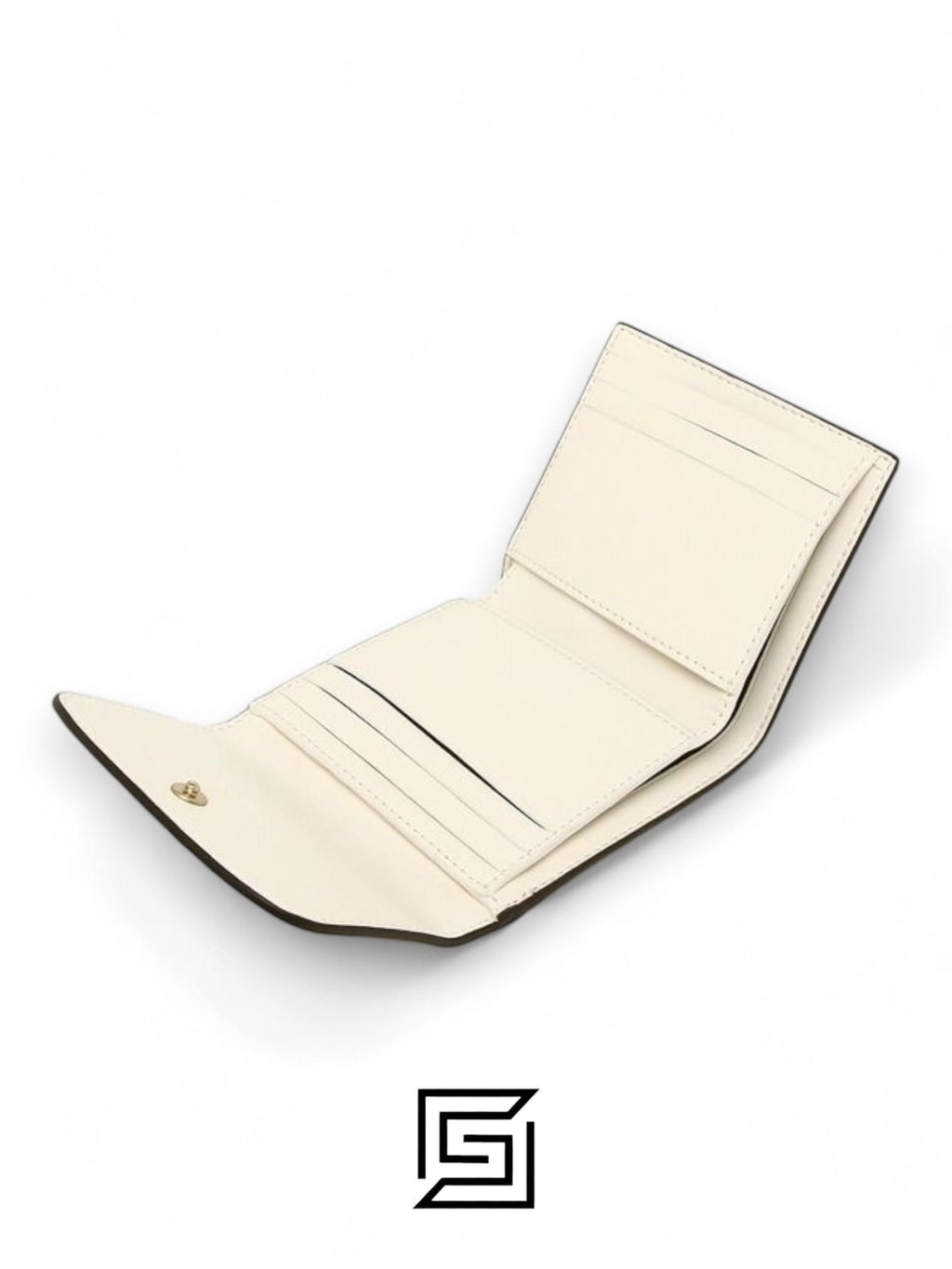 Small Wallet In Signature Canvas Style No. F87589 White