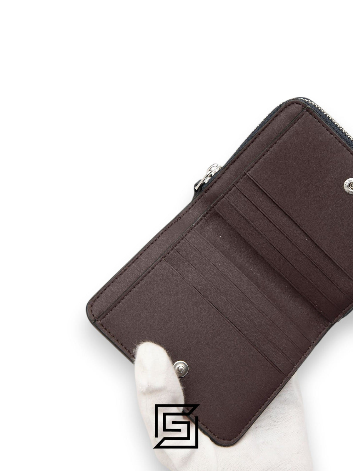 Coach Billfold With Strawberry Print CT908 Black