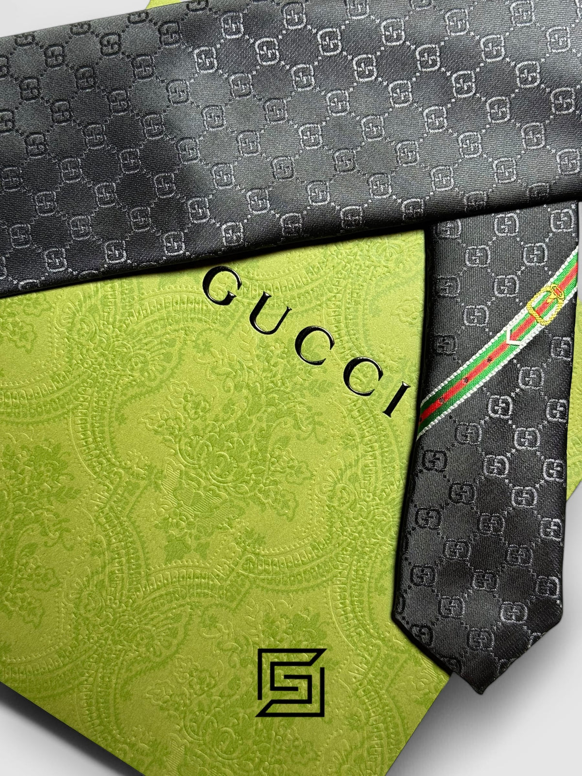 Gucci - Black Small GG Pattern Italian Style