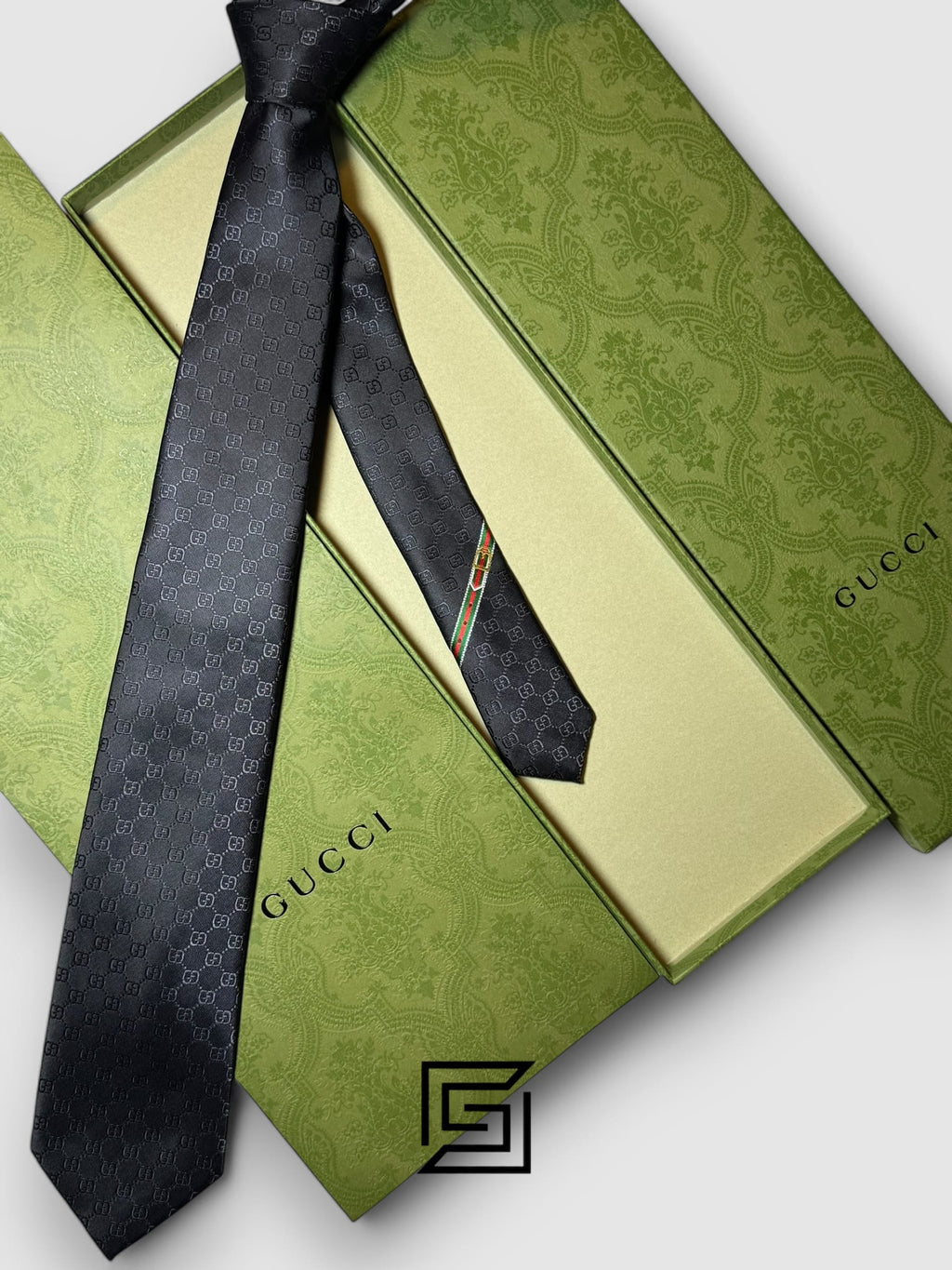 Gucci - Black Small GG Pattern Italian Style