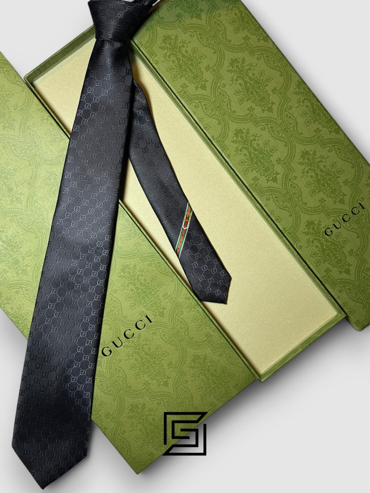 Gucci - Black Small GG Pattern Italian Style