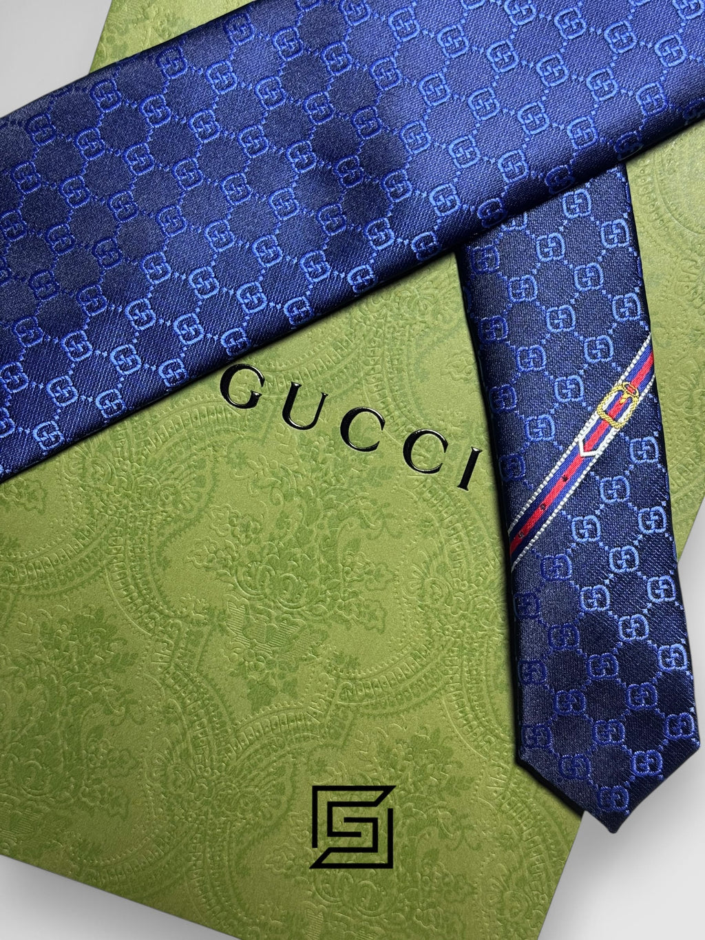 Gucci - Blue Small GG Pattern Italian Style